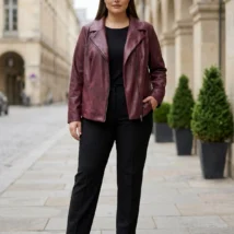 ramoneska-kurtka-bez-podszewki-zapinana-za-zamek-bordowa