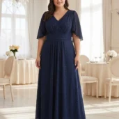 sukienka-rozkloszowana-maxi-z-paskiem-na-wesele-plus-size-granatowa
