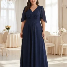 sukienka-rozkloszowana-maxi-z-paskiem-na-wesele-plus-size-granatowa