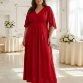 sukienka-rozkloszowana-maxi-z-paskiem-na-wesele-plus-size-czerwona