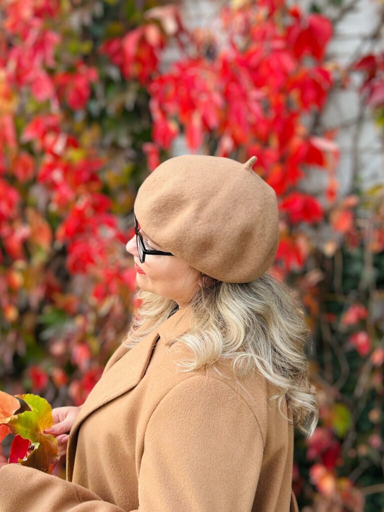 Beret wełniany