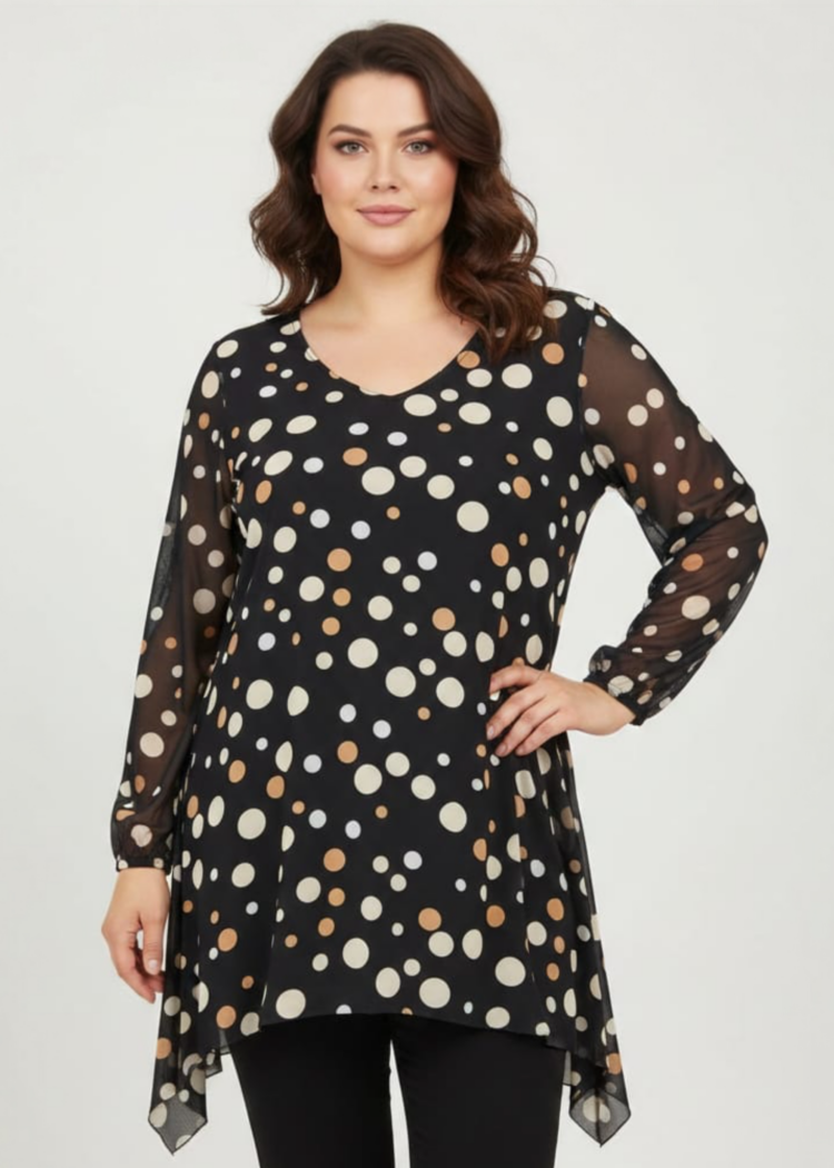 Aneta tunika z ogonami