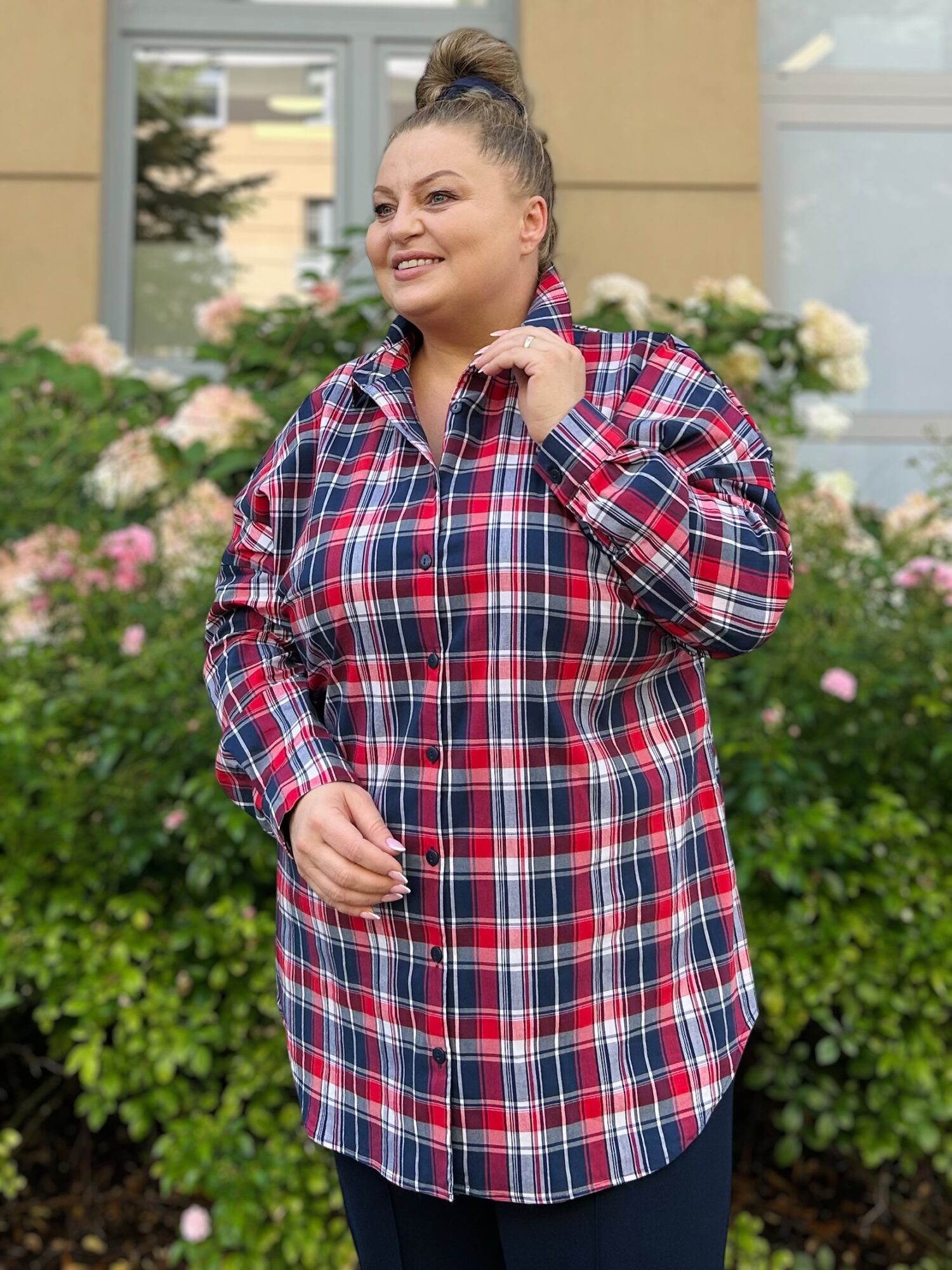 koszula_aneta_plus_size_kratka_guziki_długi_rękaw koszula_aneta_plus_size_kratka_guziki_długi_rękaw