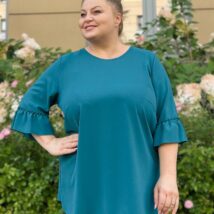 bluzka-iza-turkusowa-plus-size