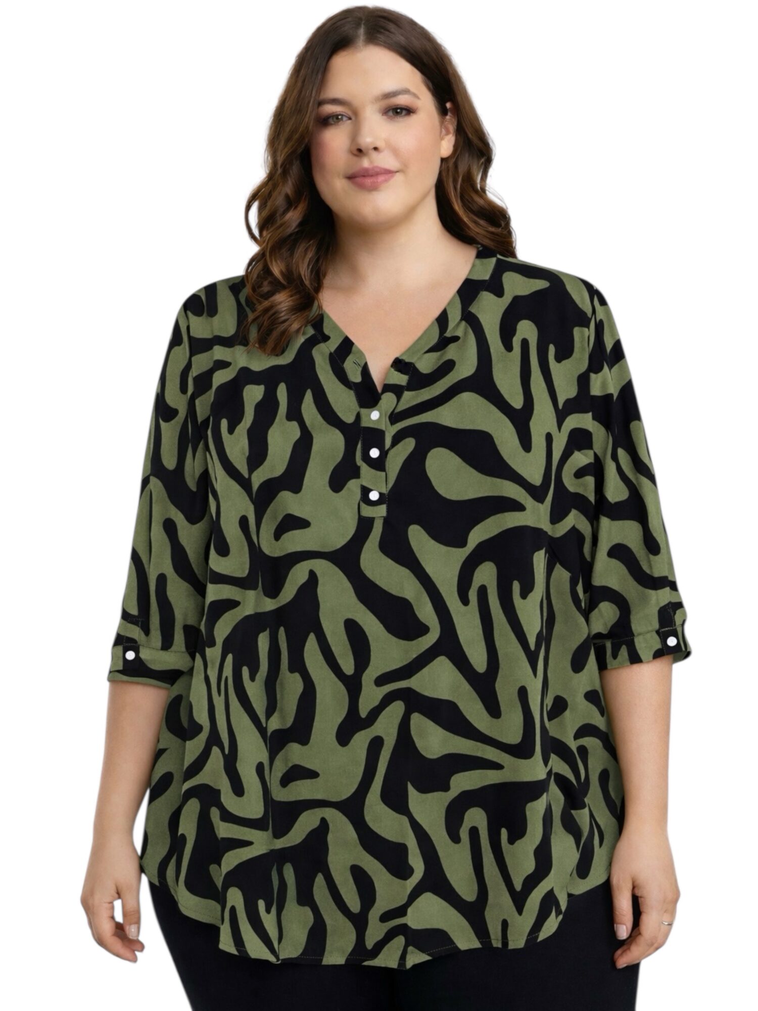 bluzka_tamara_xxl_zielona_wzor