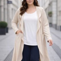 wdzianko_z_kapturem_bezowe_duze_rozmiary