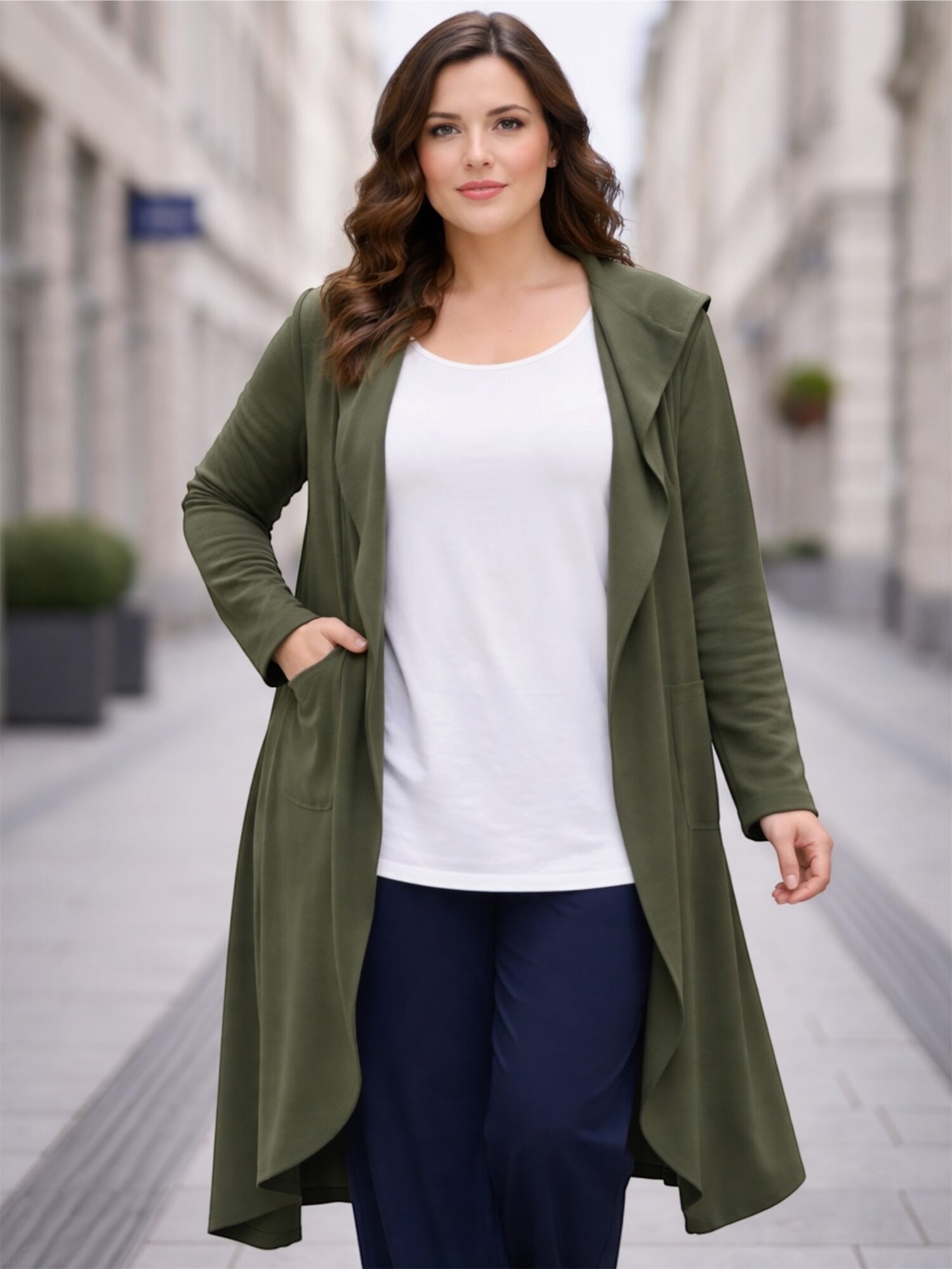 wdzianko_z_kapturem_oliwkowe_xxl