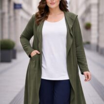 wdzianko_z_kapturem_oliwkowe_xxl