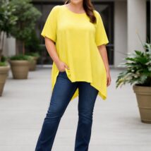 tunika_zolta_plus_size_gladka