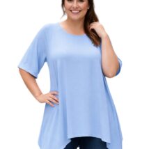 tunika_blekitna_przewiewna_gladka_plus_size