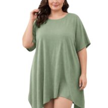 tunika_damska_oliwkowa_przewiewna_xxl