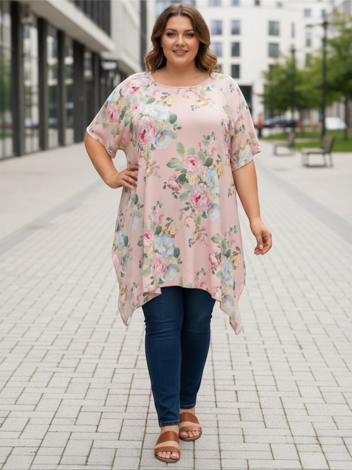 tunika_kwiaty_rozowa_duze_rozmiary
