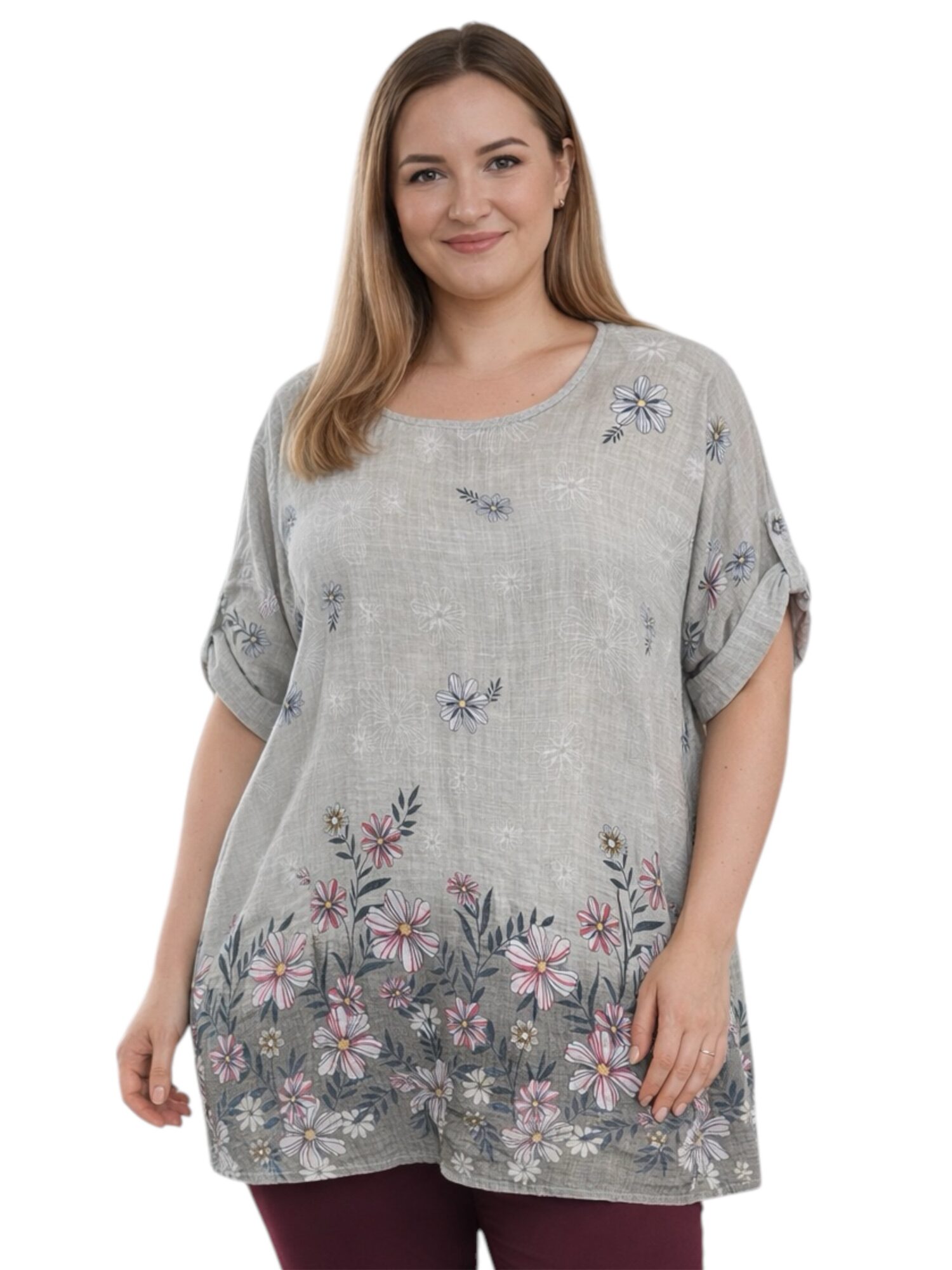 bluzka_kwiaty_szara_lato_wiosna