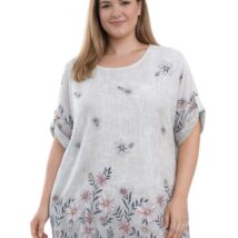 bluzka_szara_kwiaty_duze_rozmiary_wiosna_lato