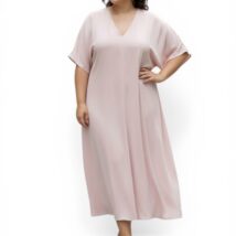 sukienka_damska_gladka_duze_rozmiary_pudrowy_roz