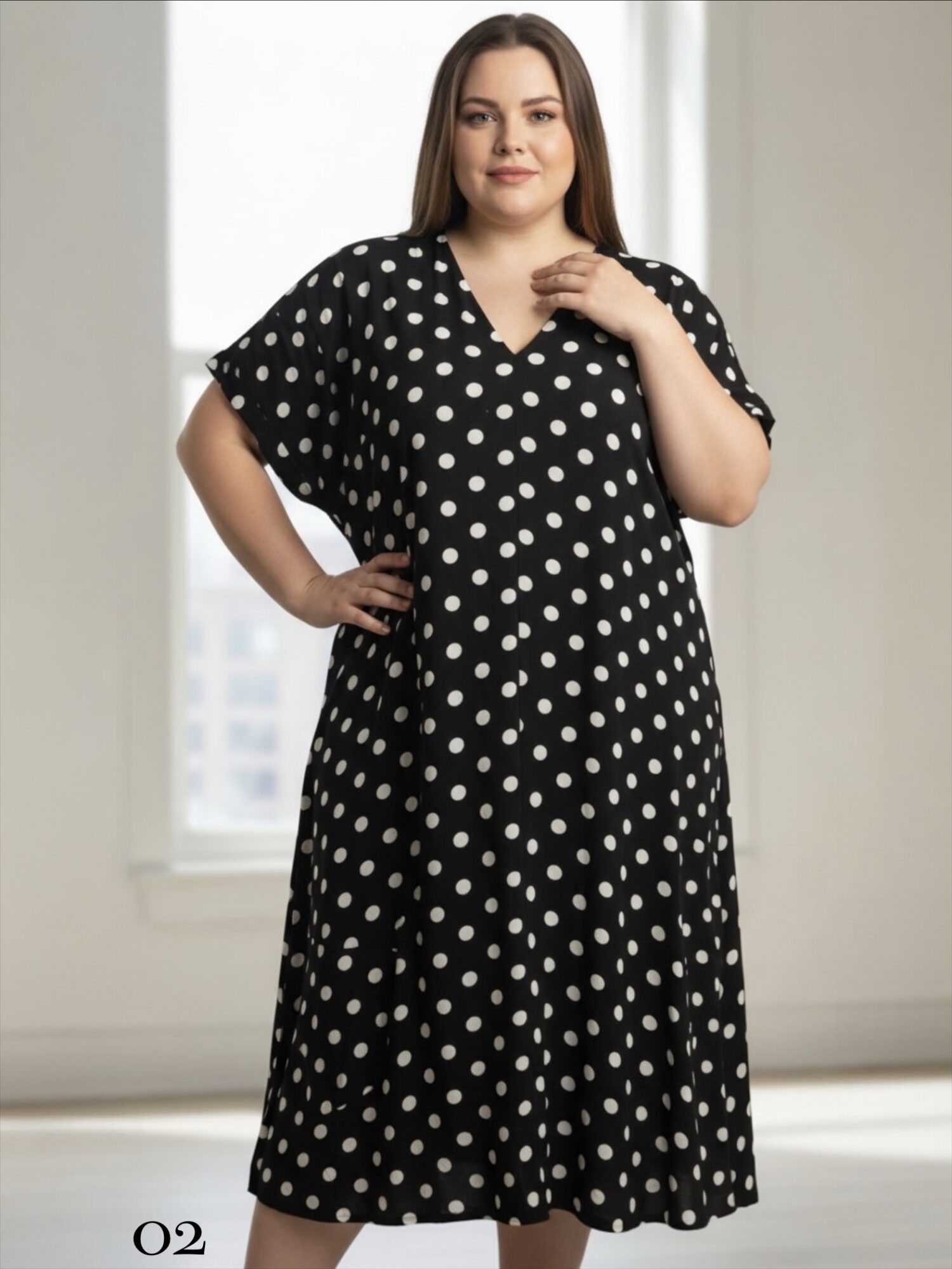 sukienka_damska_groszki_czarna