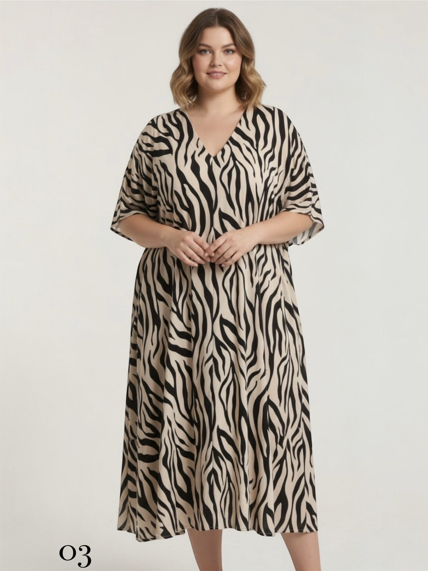 sukienka_xxl_zebra_bezowa_plussize