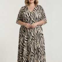 sukienka_xxl_zebra_bezowa_plussize
