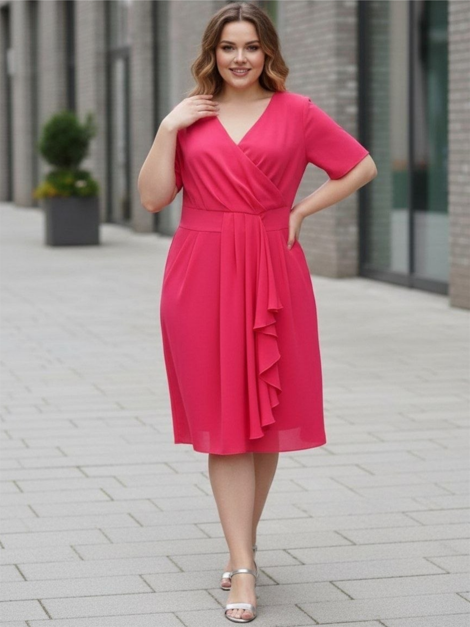 sukienka_kalina_duze_rozmiary_fuksja