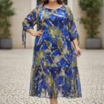 sukienka_augustina_plus_size_wzory_siatka_jedwab