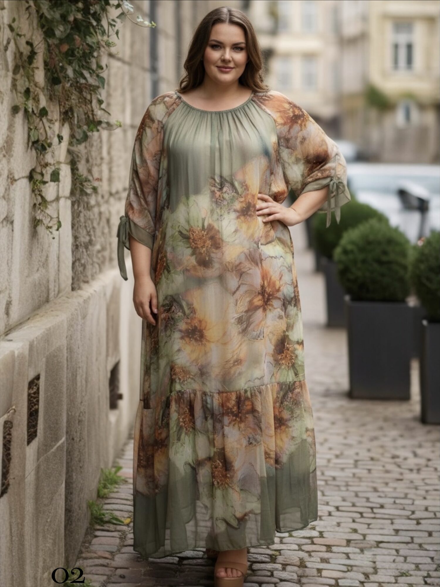 sukienka_augustina_xxl_wzory_siatka_jedwab